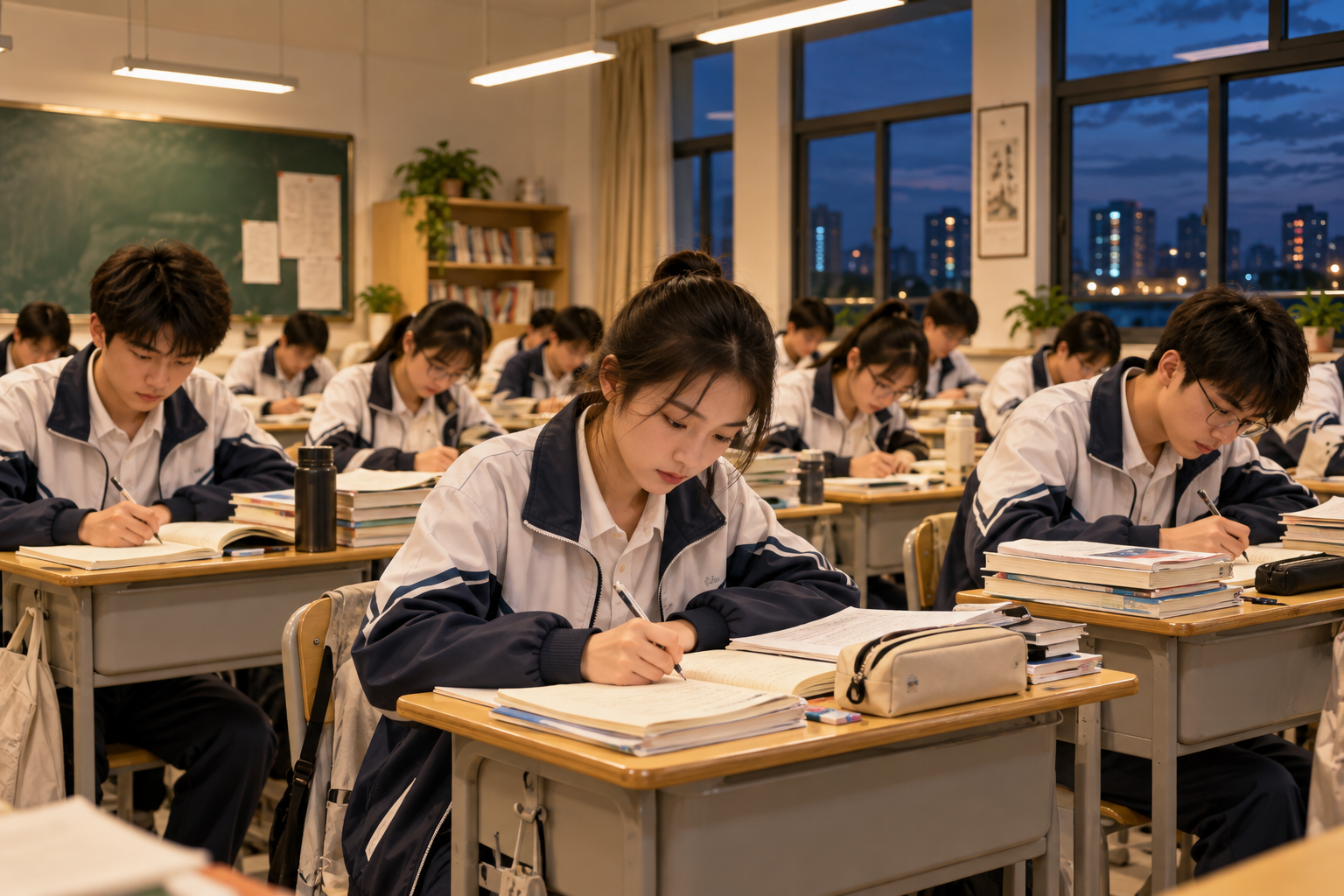 晚自习